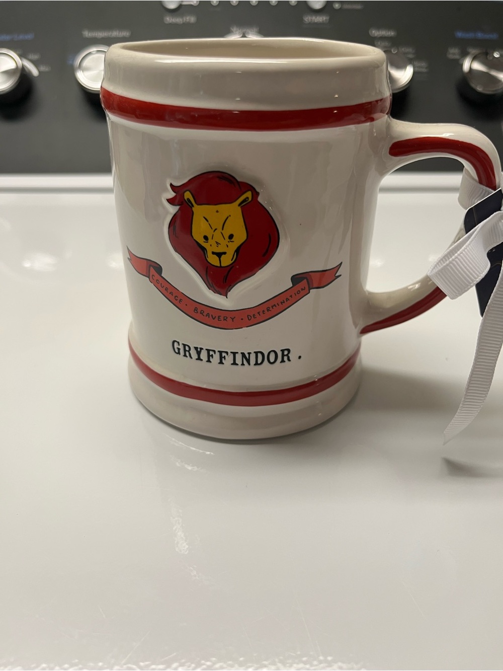 Rae Dunn Cream and Red Harry Potter Gryffindor Mug